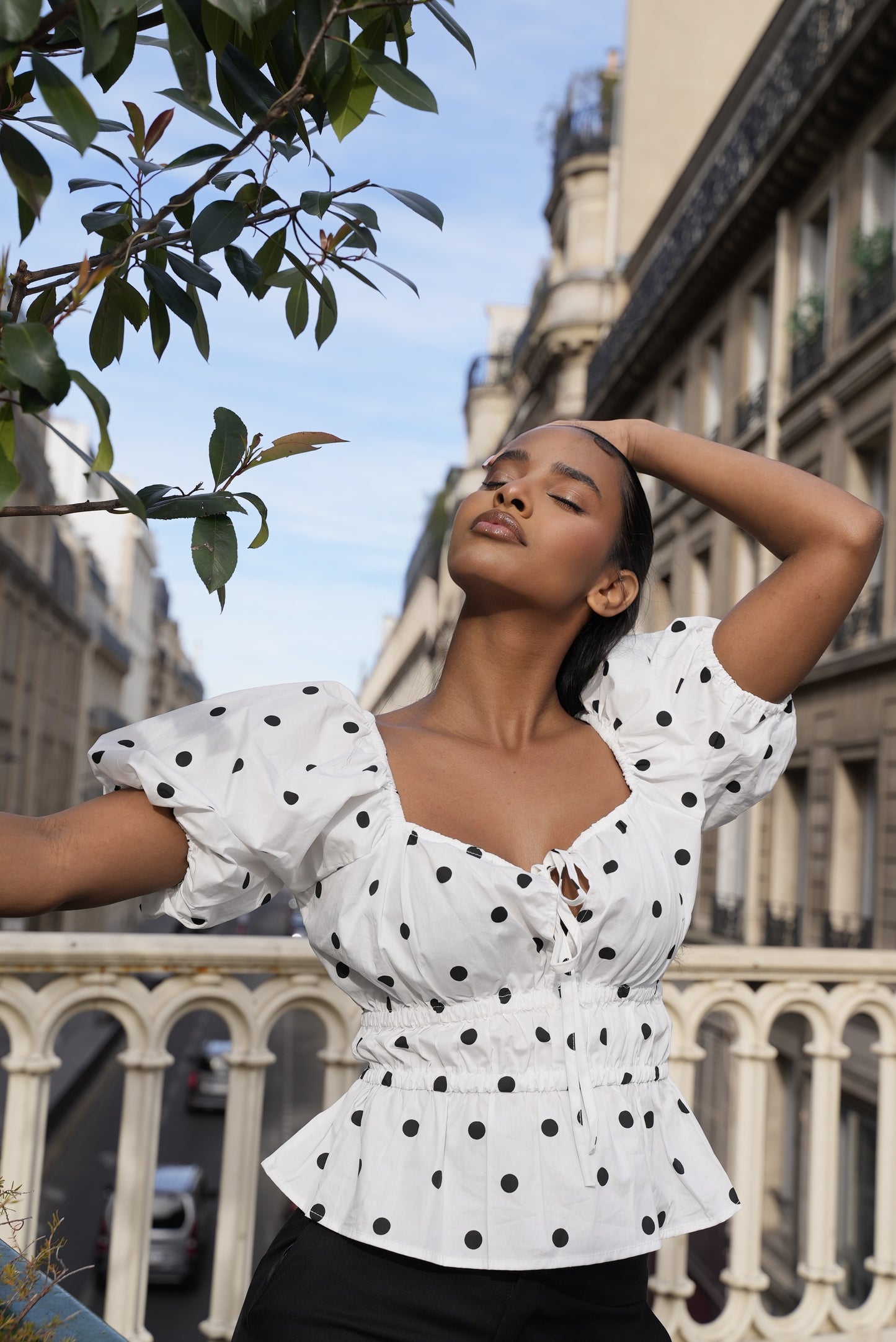 Top à pois