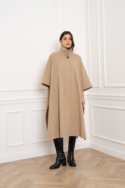 Trench cape [ Camel]
