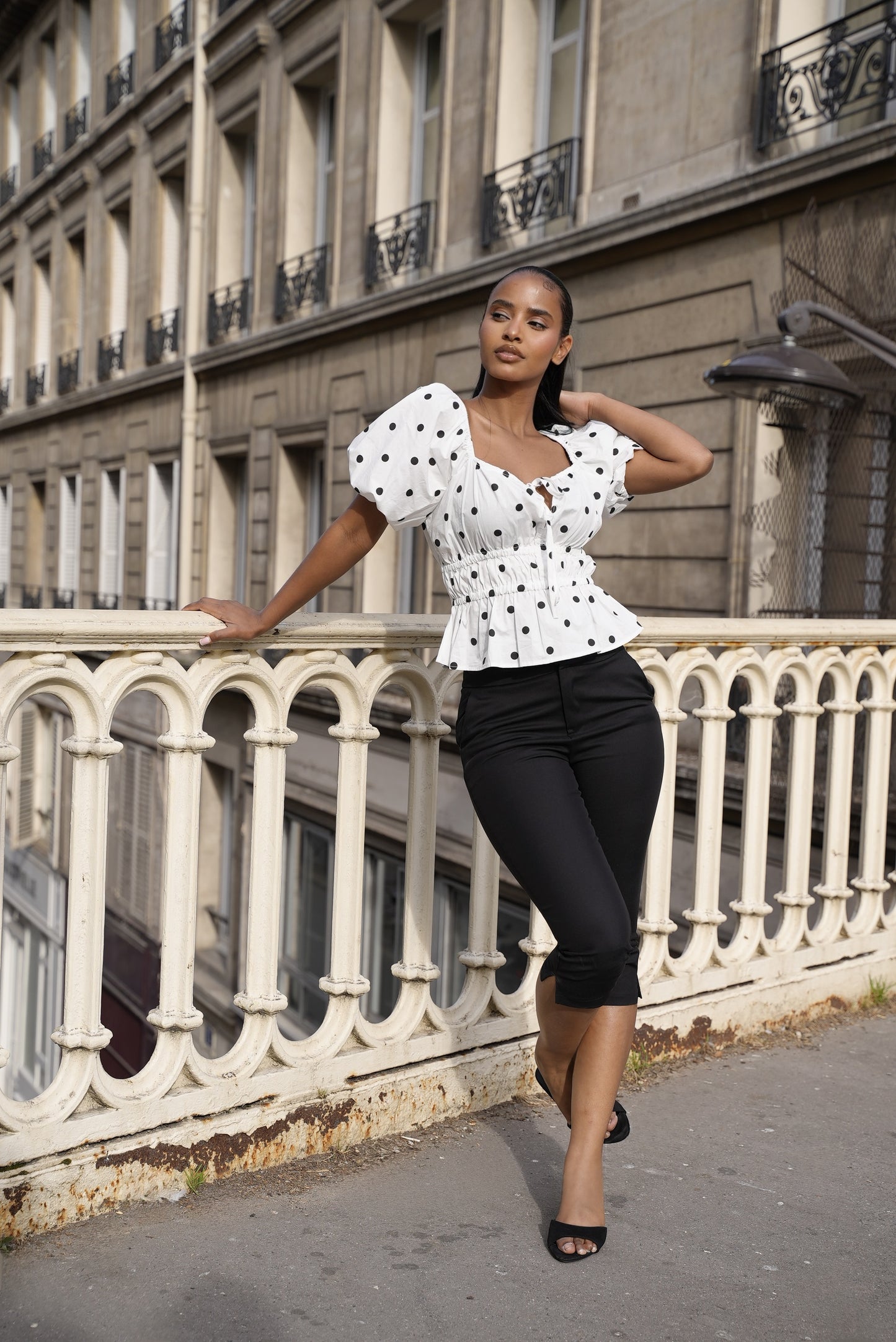 Top à pois