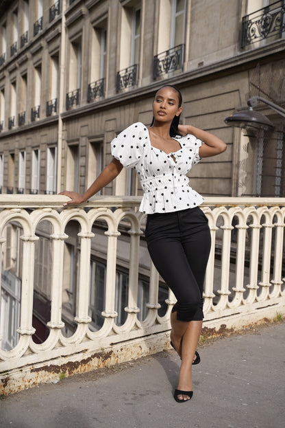 Top à pois