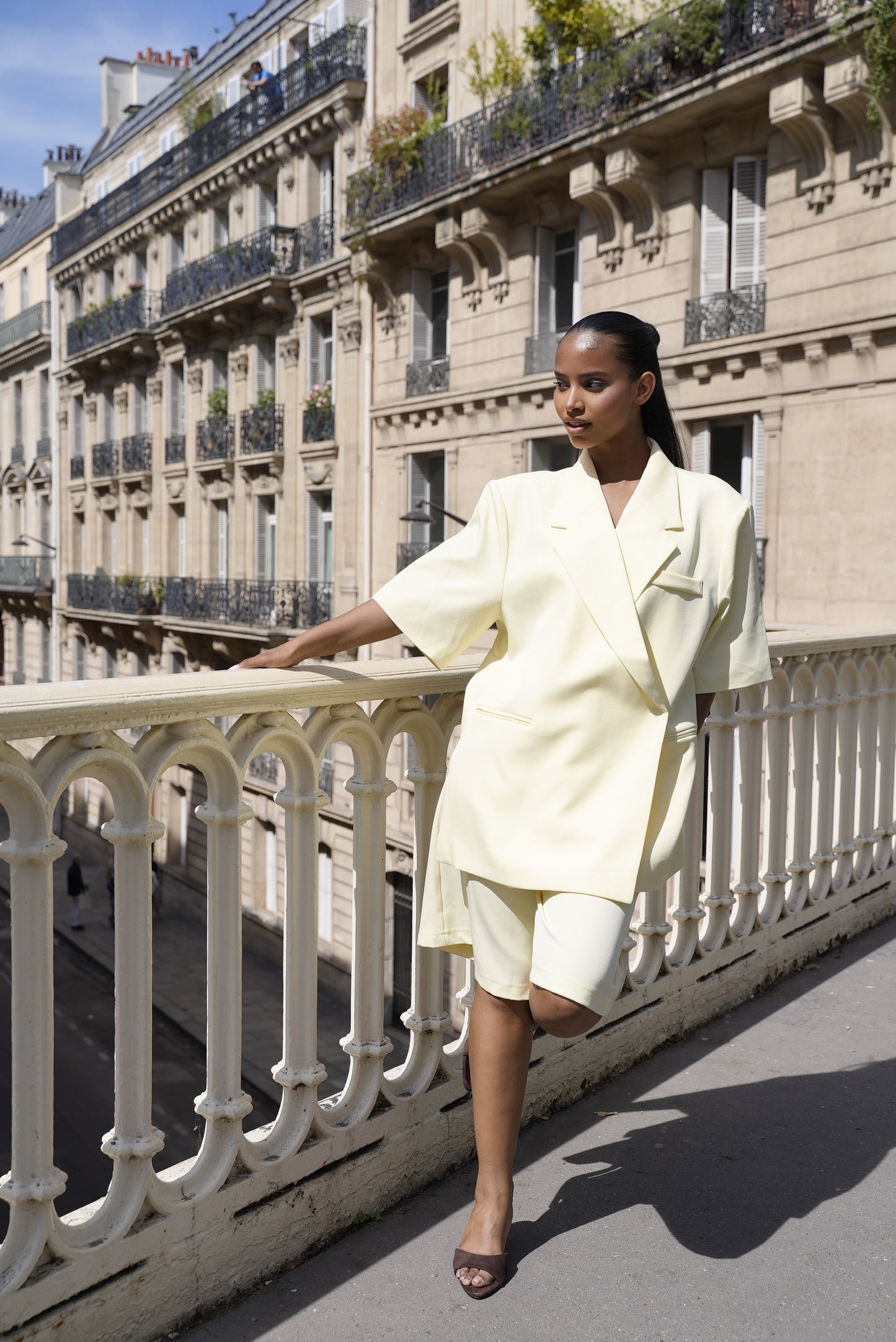 BLAZER manches courtes [ Jaune]