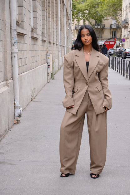Blazer cintré [ Camel]