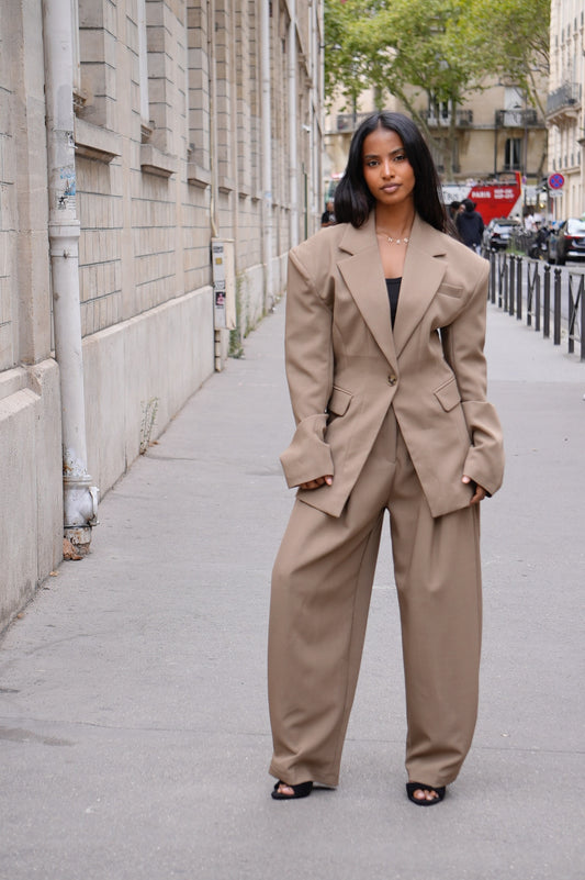Blazer cintré [ Camel]