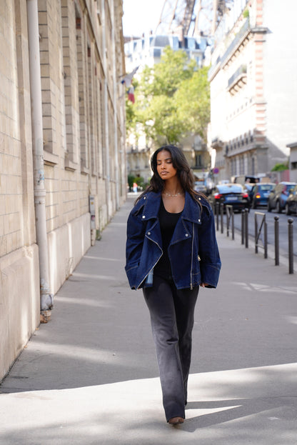 Veste oversize [ Bleu brut]