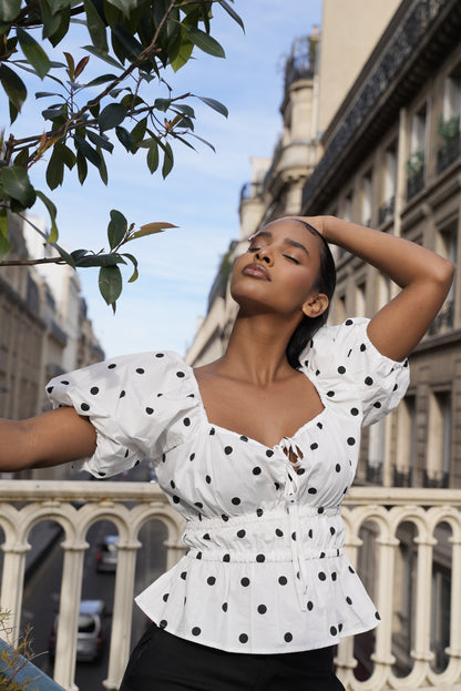 Top à pois
