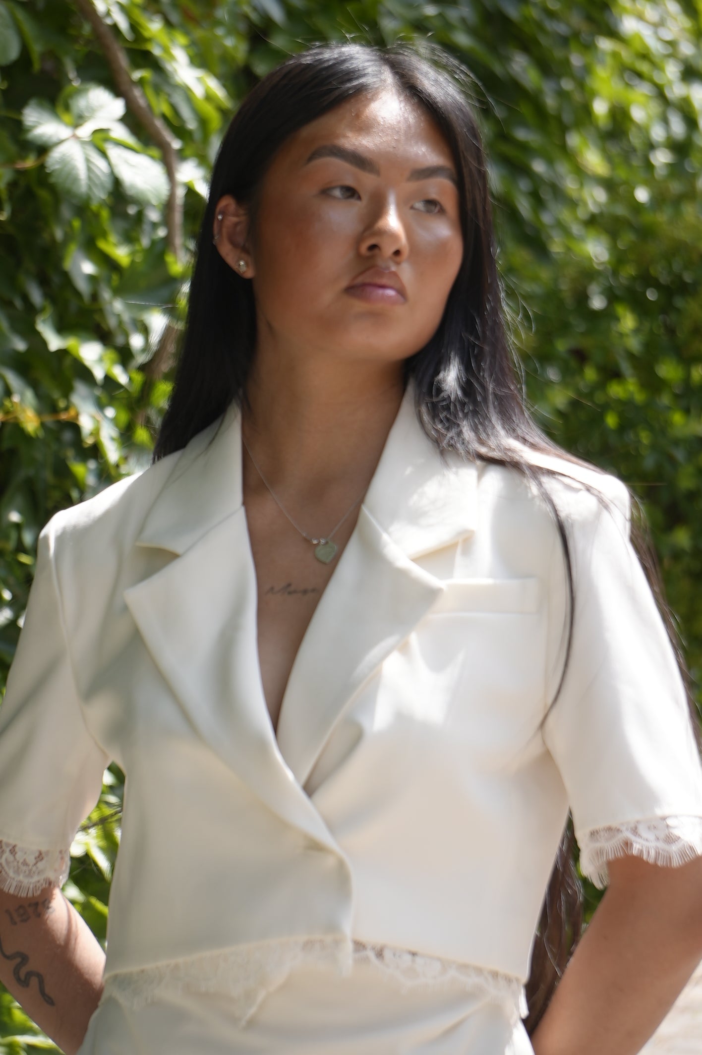 Veste dentelle inspi Z [Ecru]