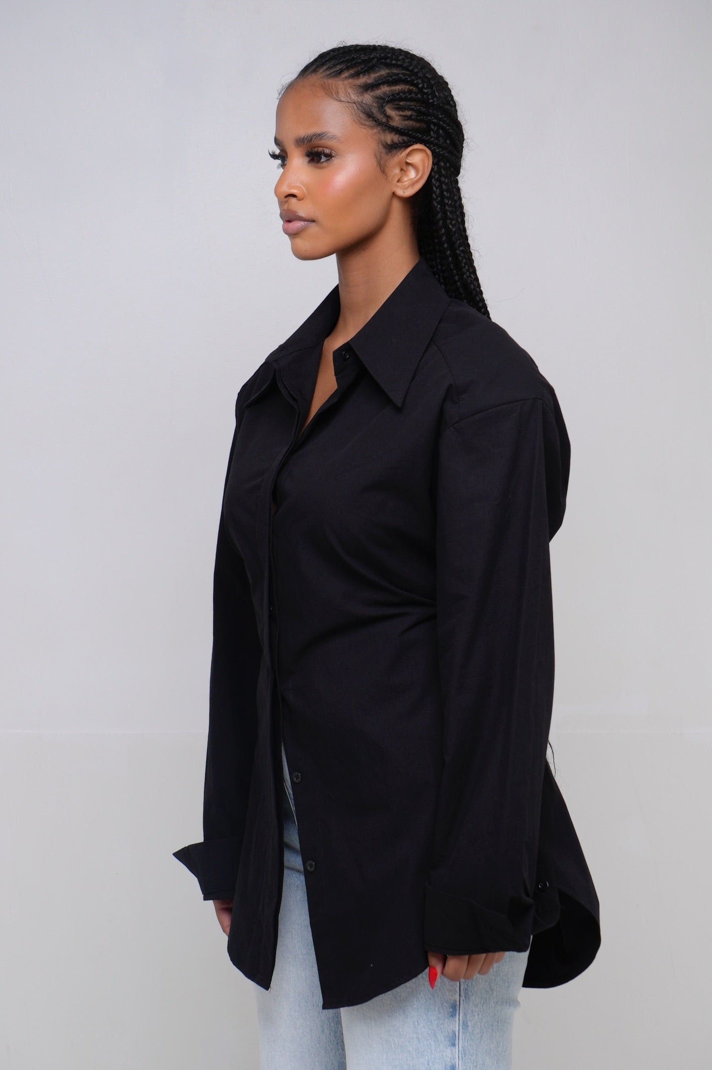 Chemise épaulette [Noir]09
