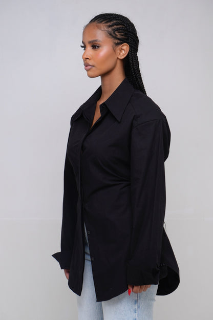 Chemise épaulette [Noir]09