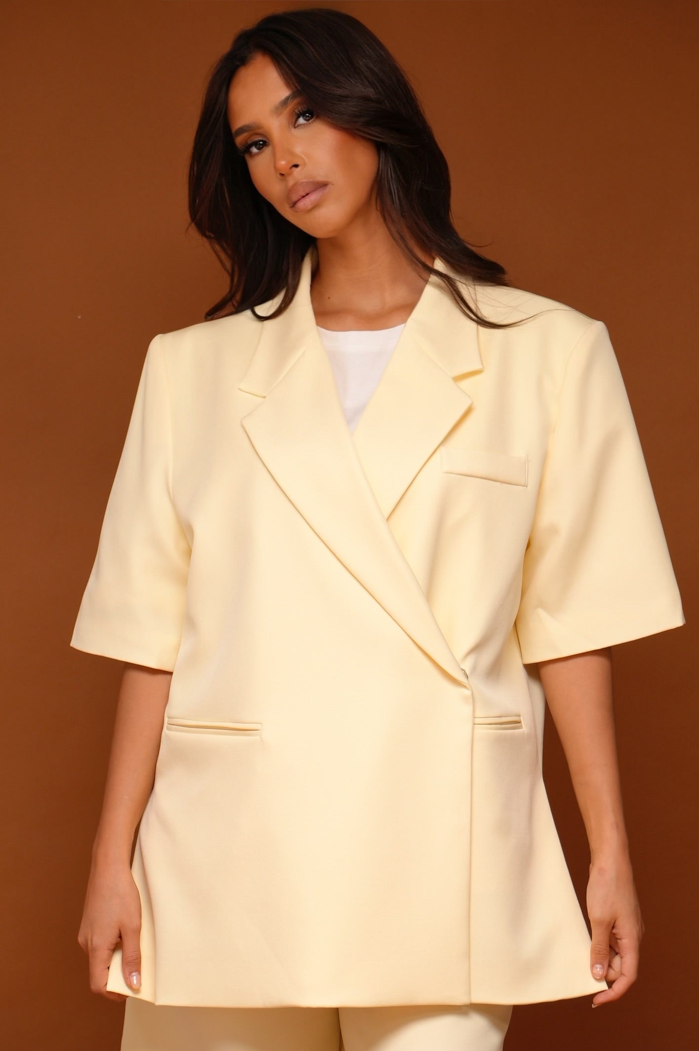 BLAZER manches courtes [ Jaune]