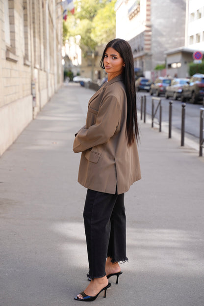 Blazer oversize [ Taupe ]