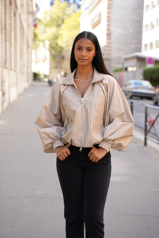 Bombers bicolore [ Beige/ khaki ]