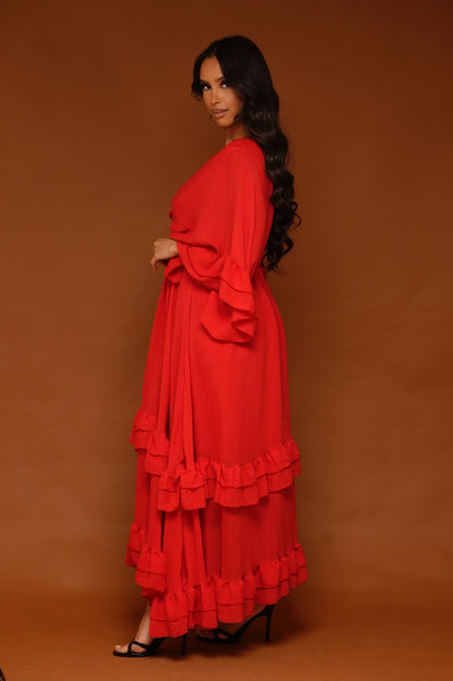 Robe volant [ Rouge]