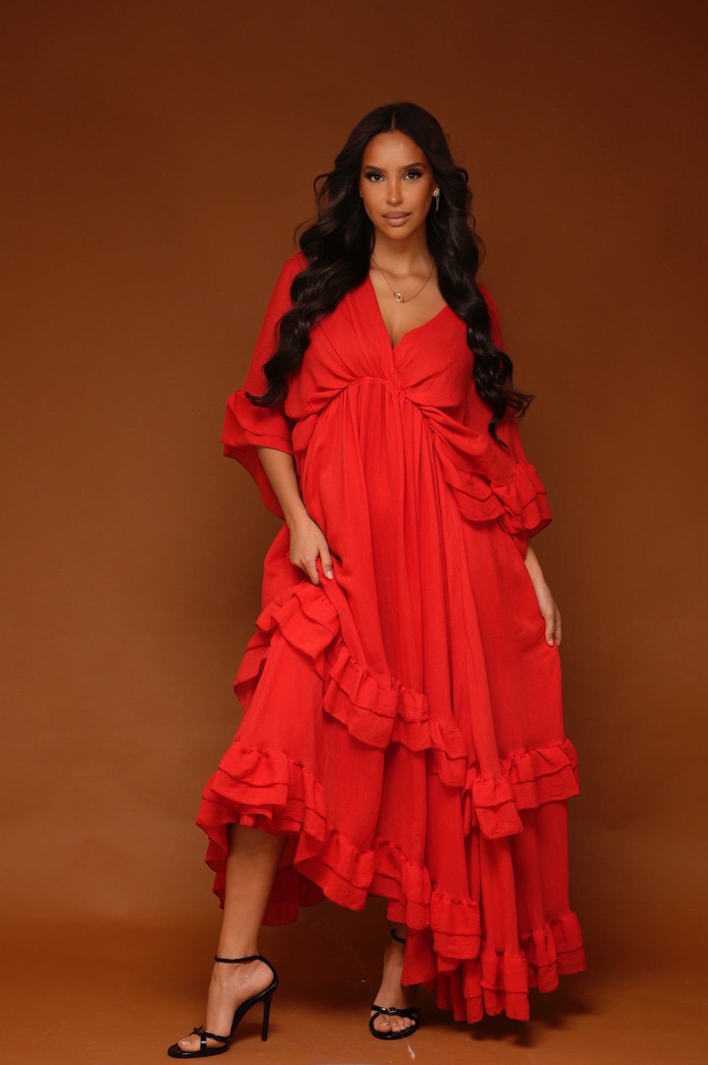 Robe volant [ Rouge]