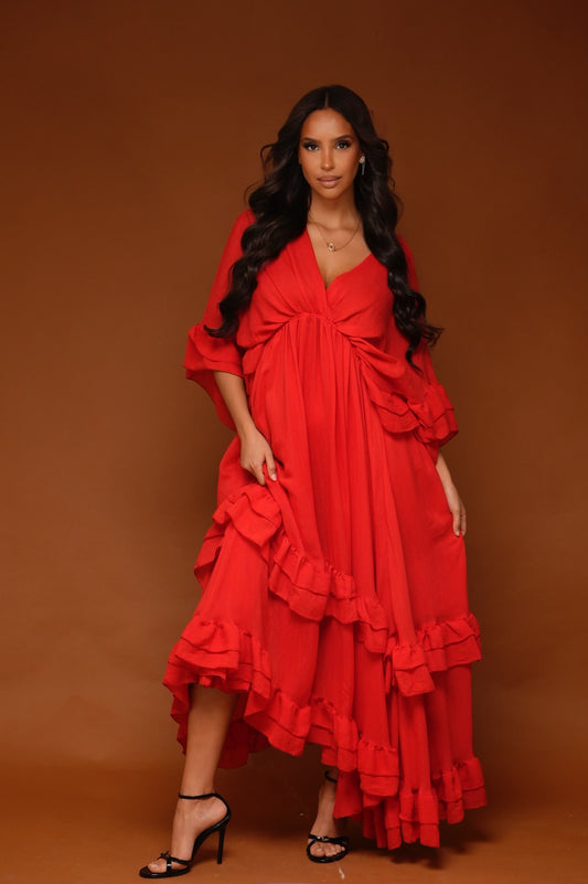 Robe volant [ Rouge]