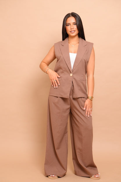 Ensemble lin [ Corail]