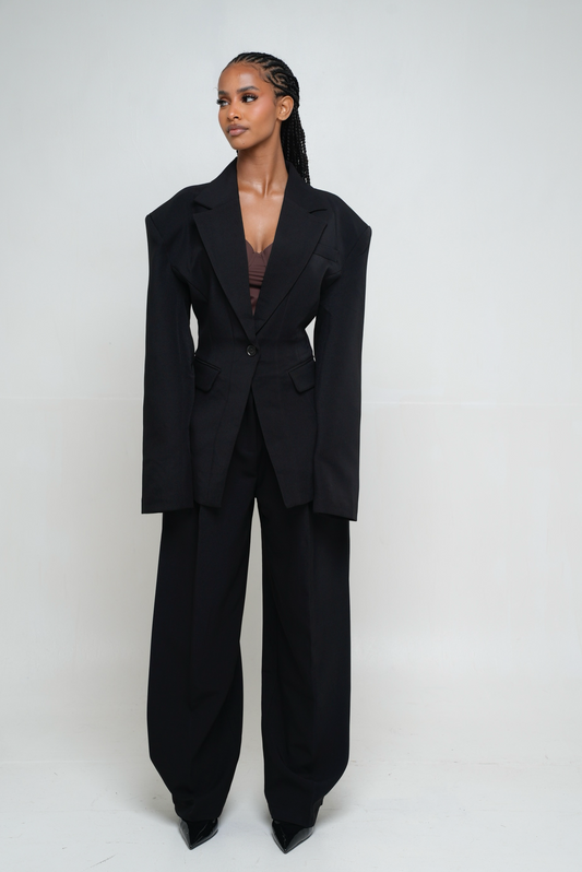 Pantalon effet [ Noir]