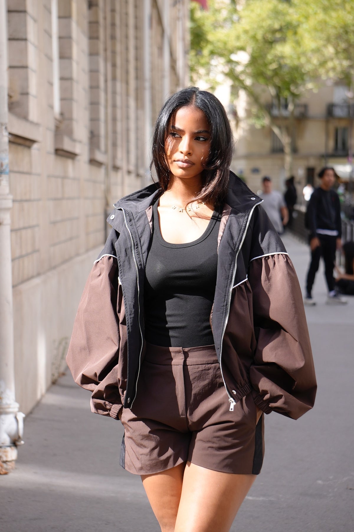 Ensemble Short Chocolat
