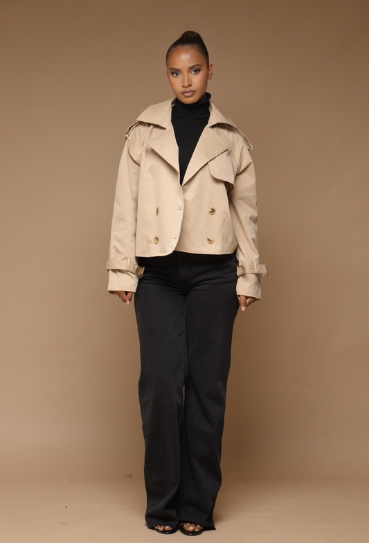 Trench coats court [ Beige]