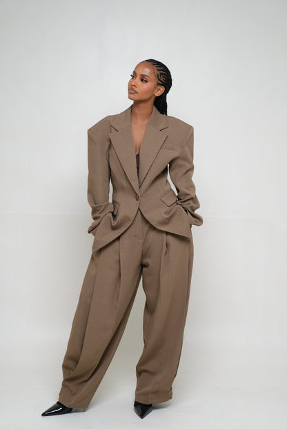 BLAZER Cintré [ Taupe]