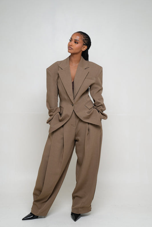 BLAZER Cintré [ Taupe]