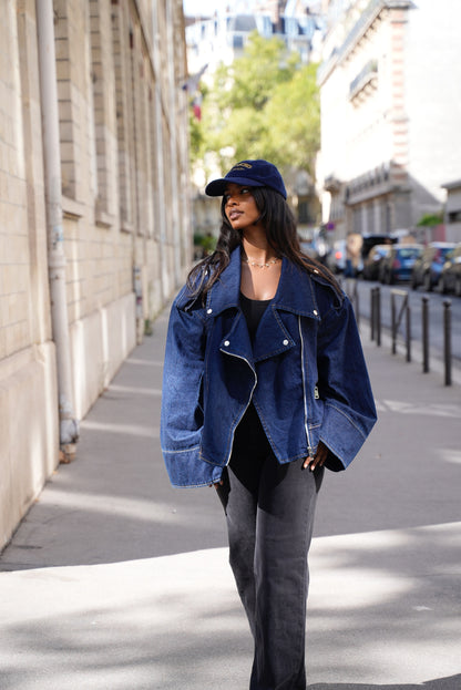 Veste oversize [ Bleu brut]