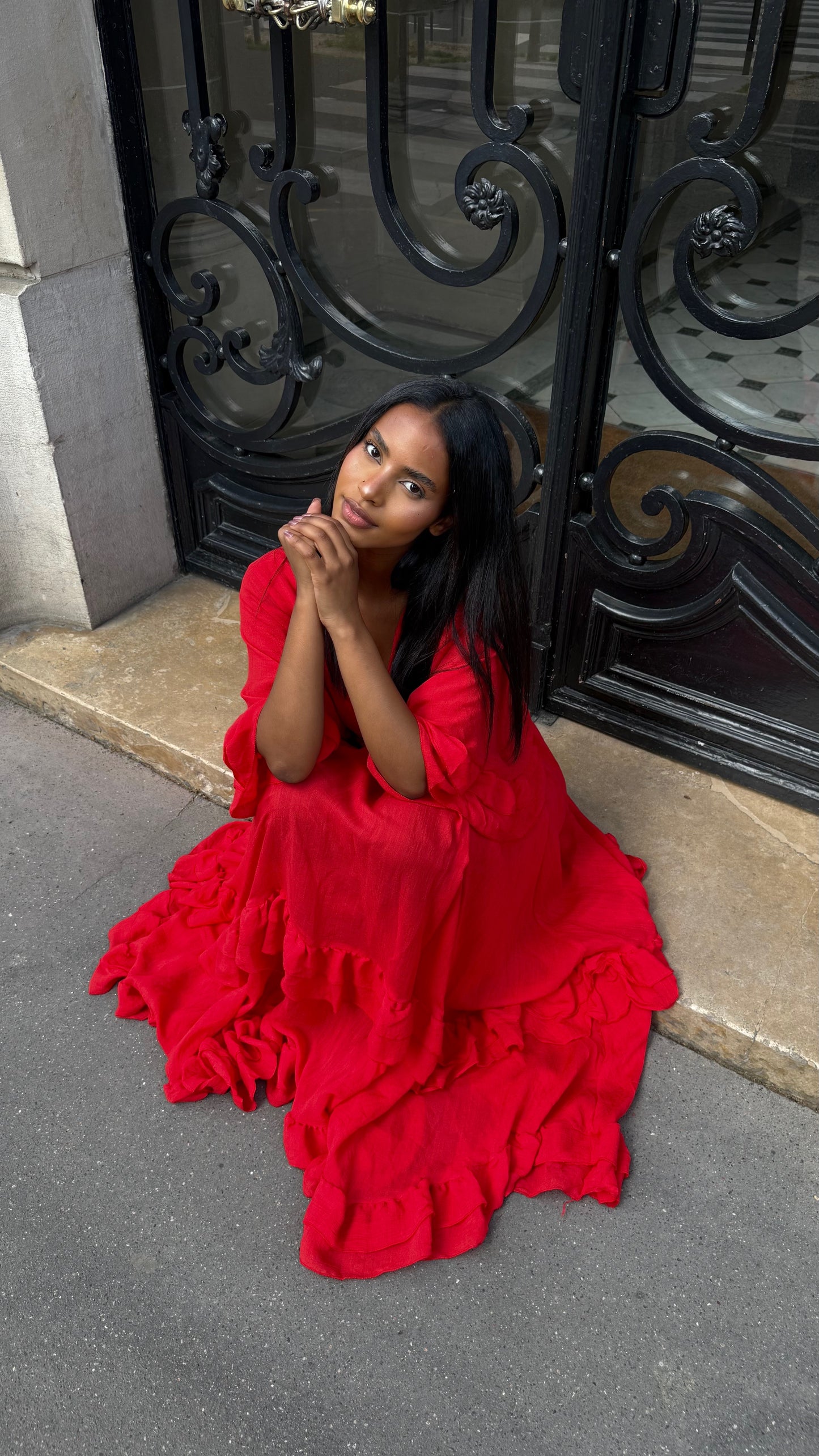 Robe volant [ Rouge]