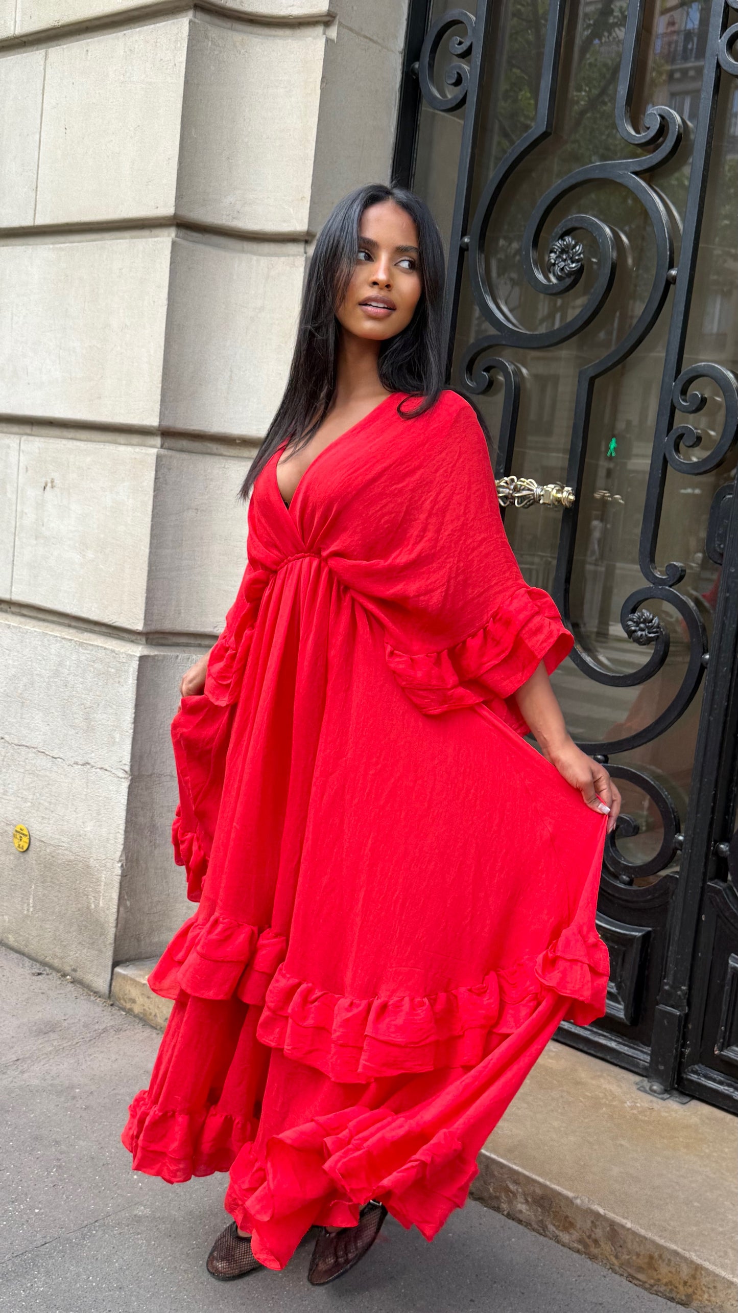 Robe volant [ Rouge]