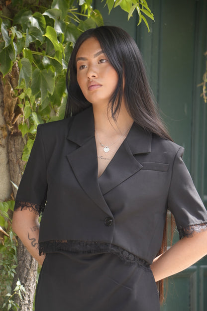 Veste dentelle inspi Z [Noir]