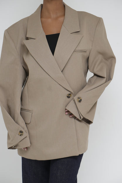 Blazer asymétrique [ Taupe]233