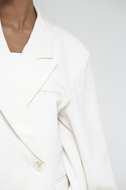 Blazer asymétrique [ Blanc]233
