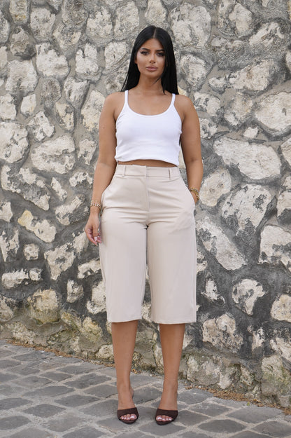 Pantacourt [ Beige]