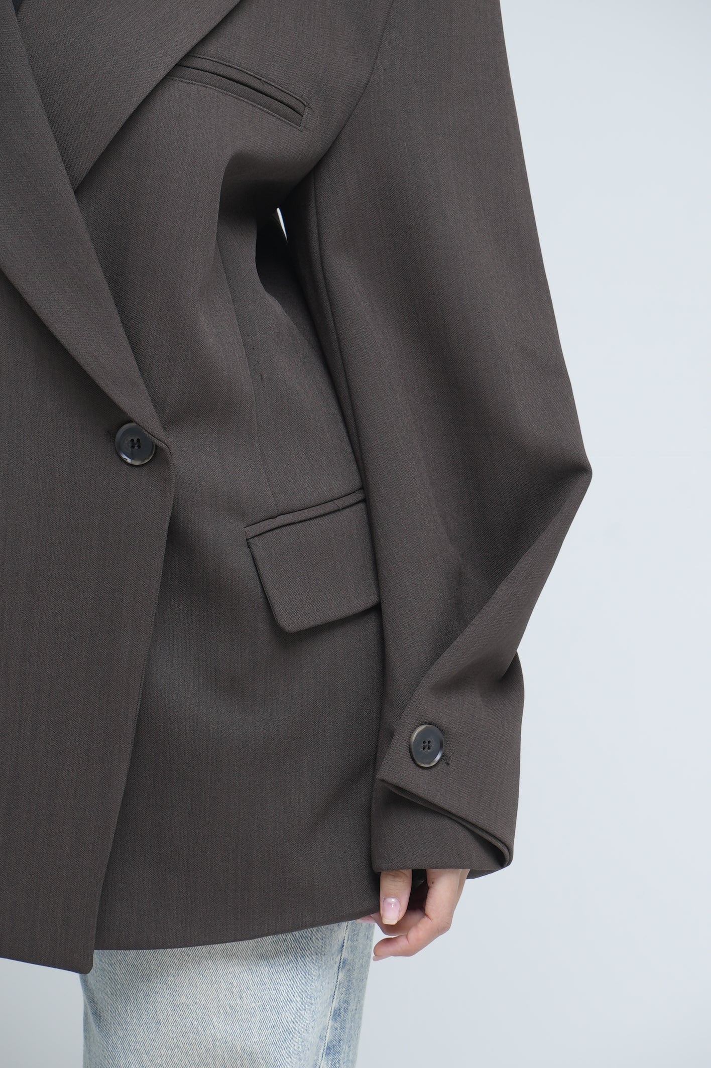 Blazer asymétrique [ Marron]233