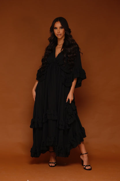 Robe volant [ Noir]