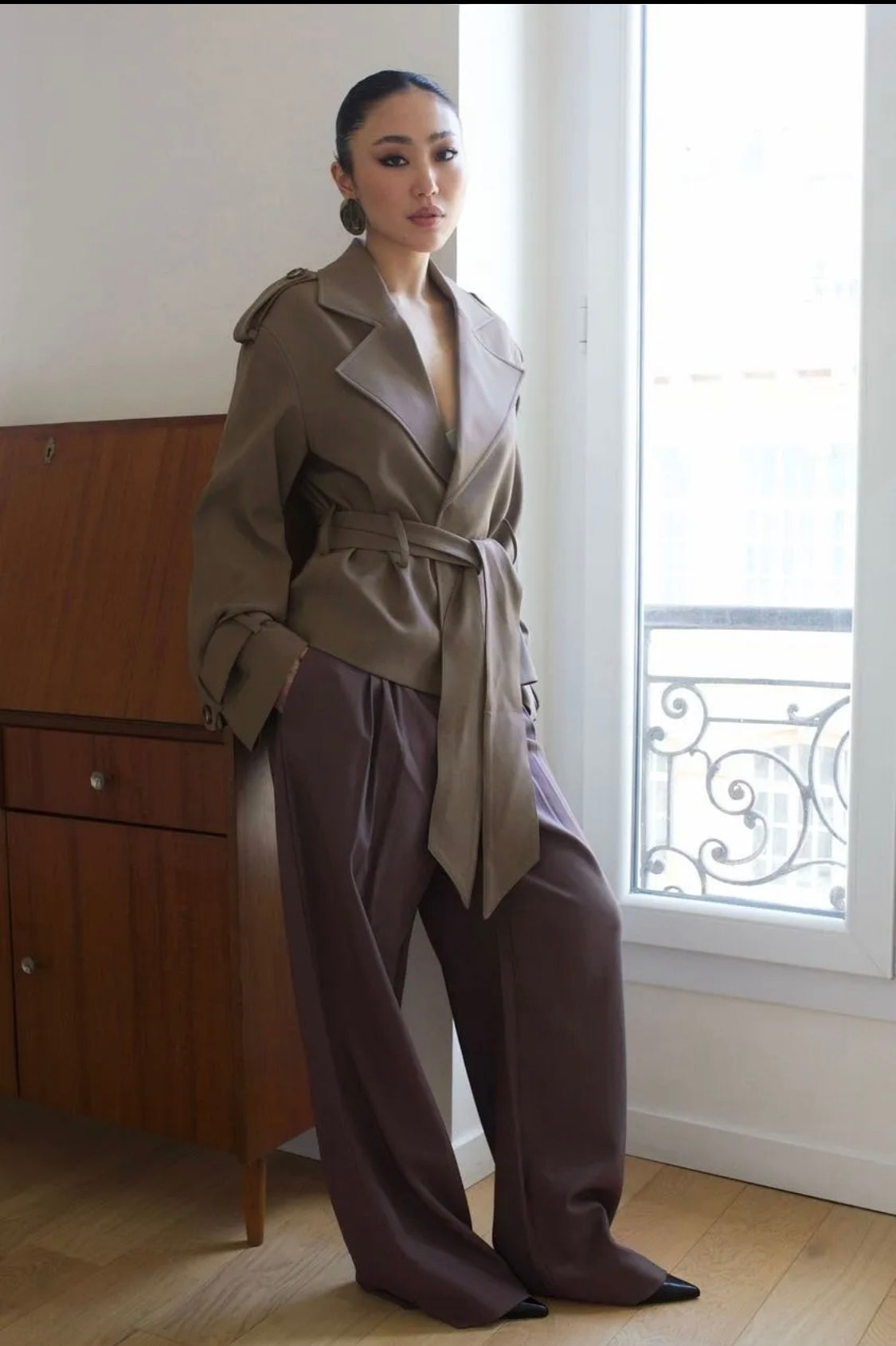 Trench court [ Marron]