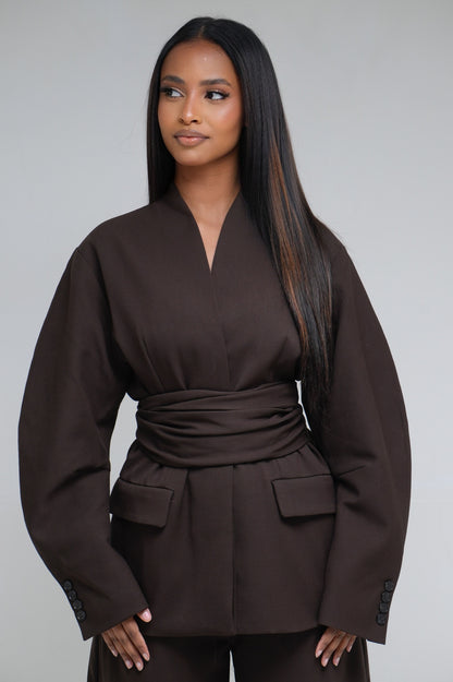 Blazer a noeud [ Marron]