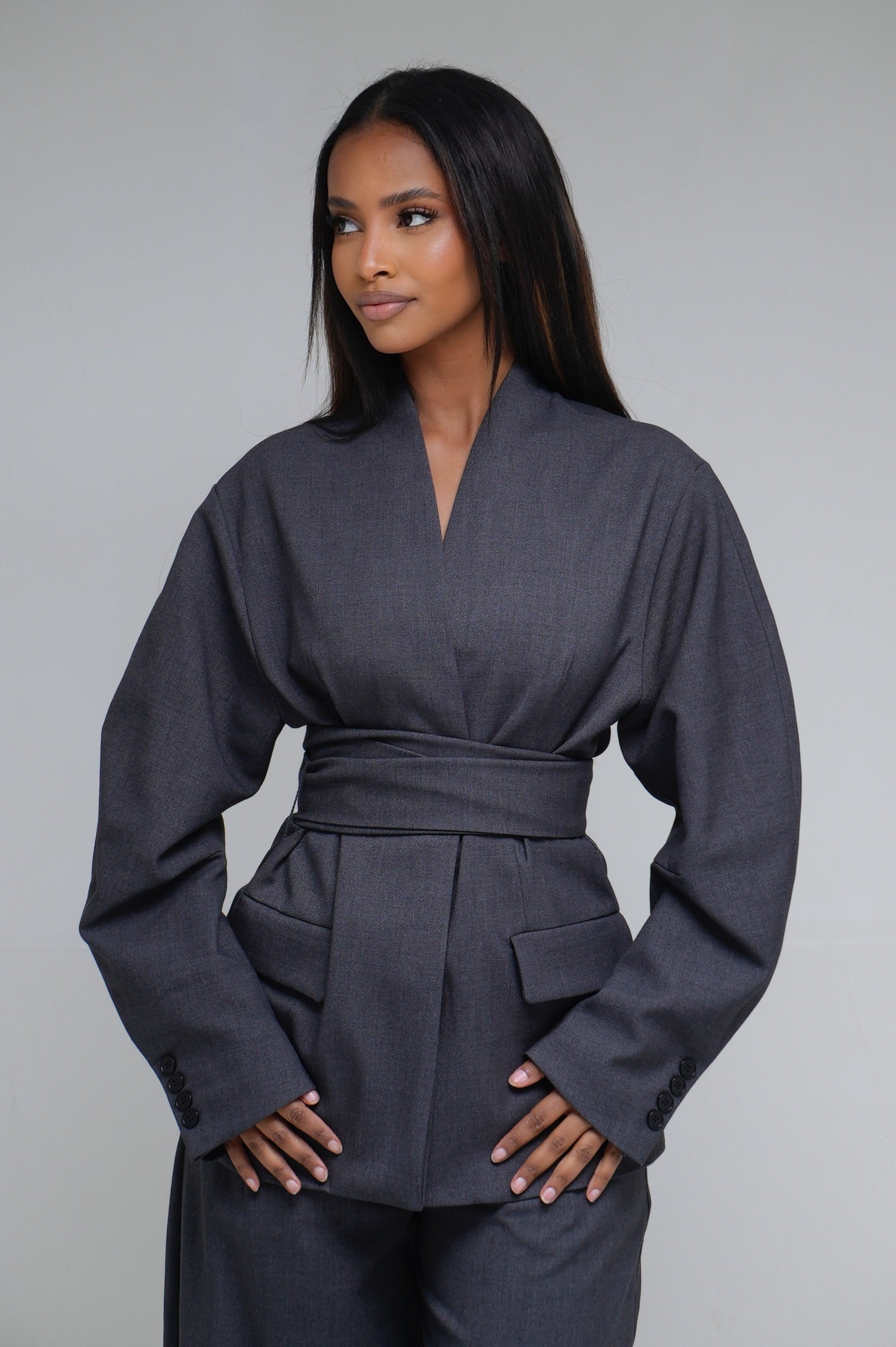 Blazer a noeud [ Gris]