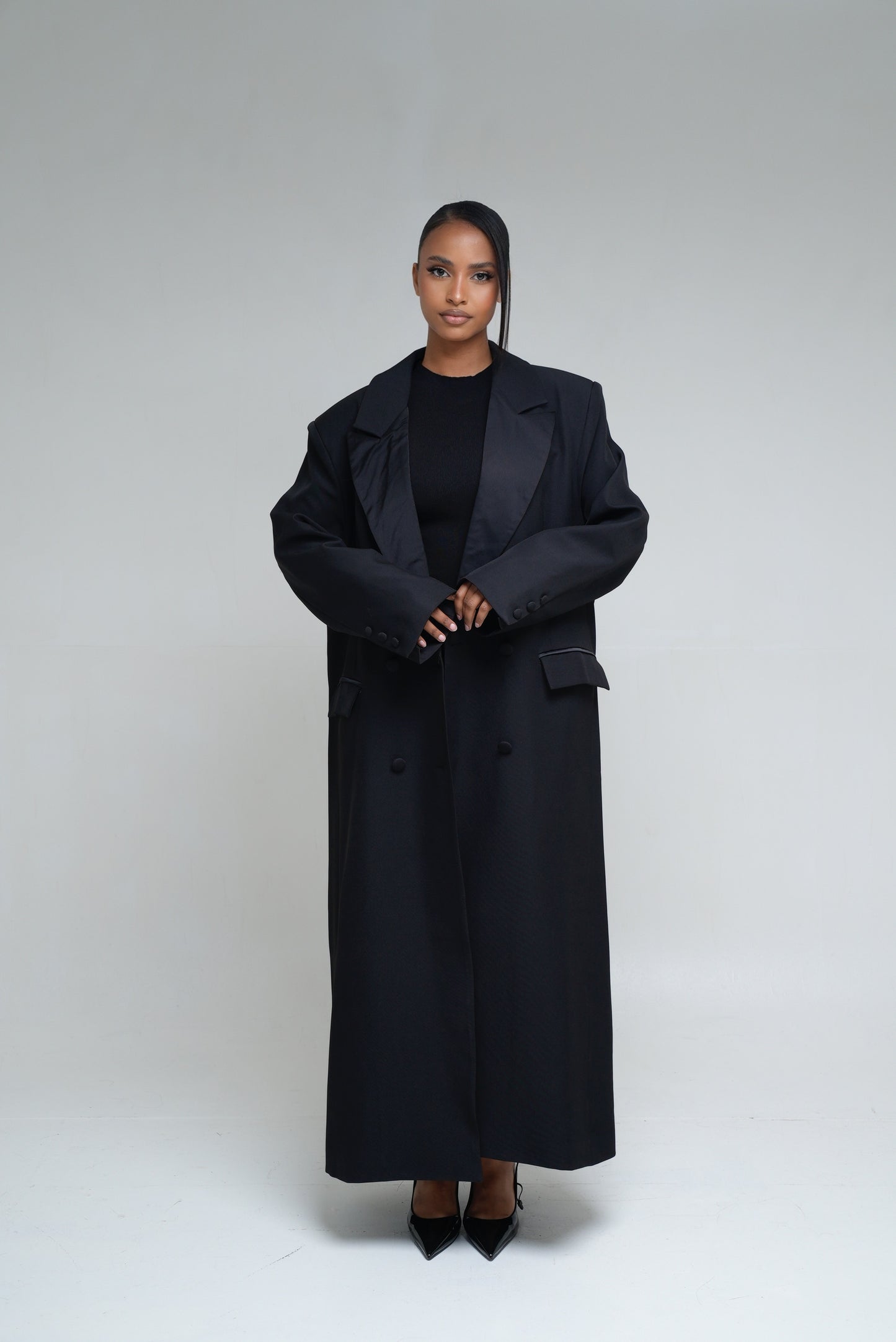 Blazer asymétrique long