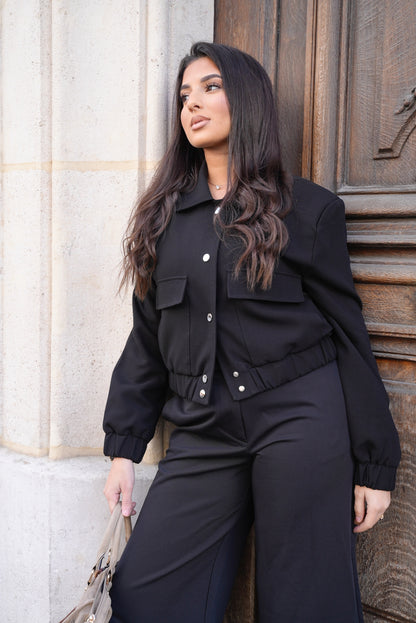 Veste bomber [Noir]