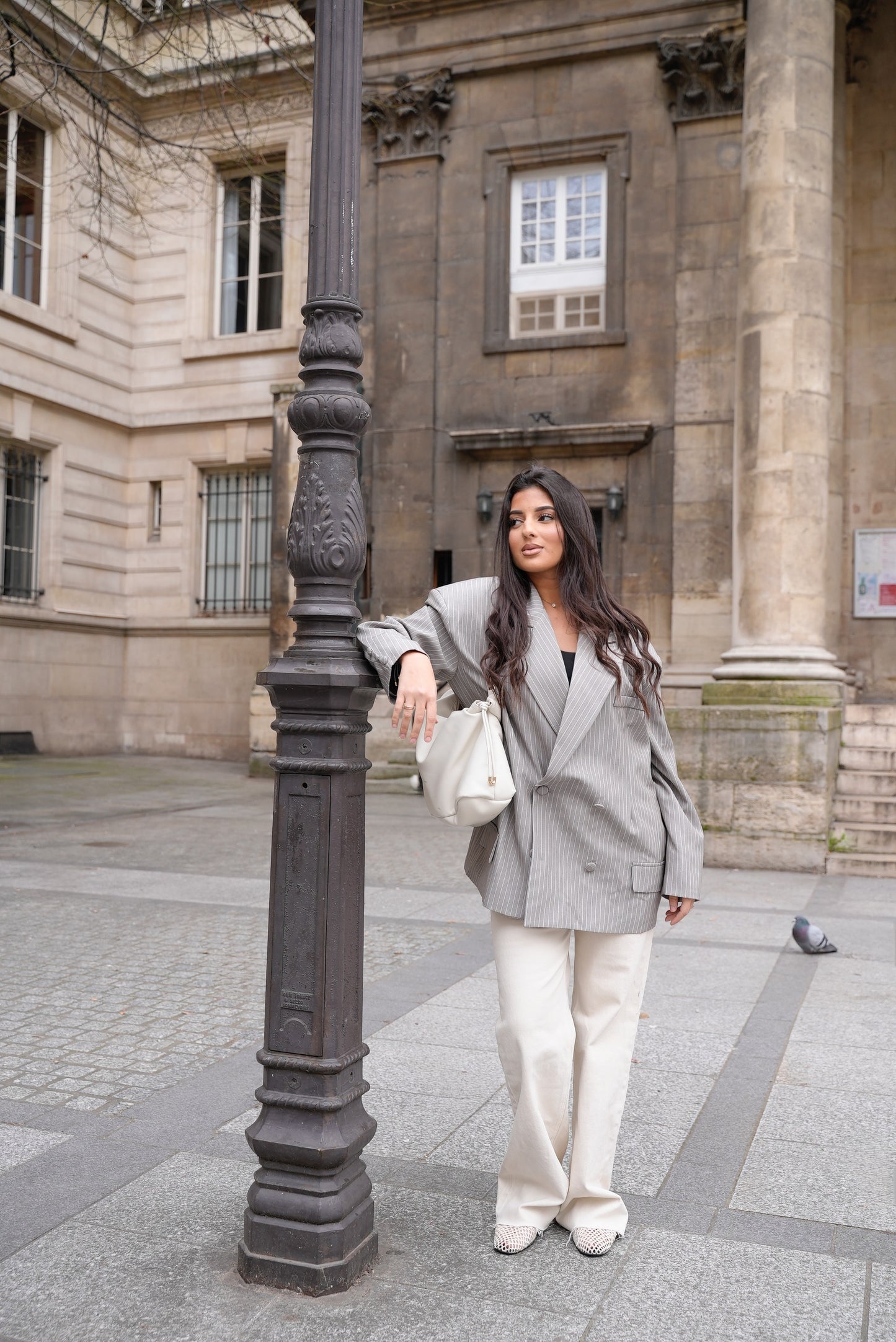 Blazer maxi  oversize [ Gris]