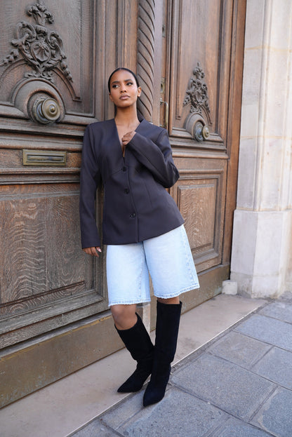 Bermuda en jean [W78]