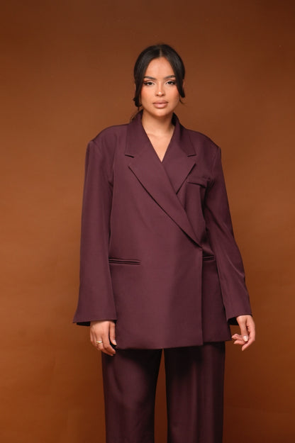 Blazer portefeuille [ Bordeau]