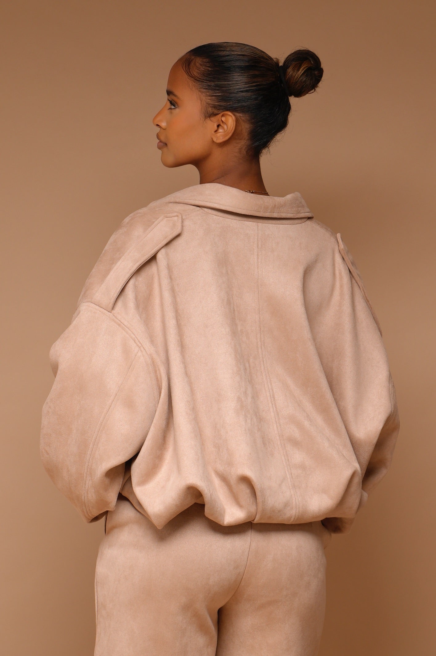 Bombers daim [ Taupe]