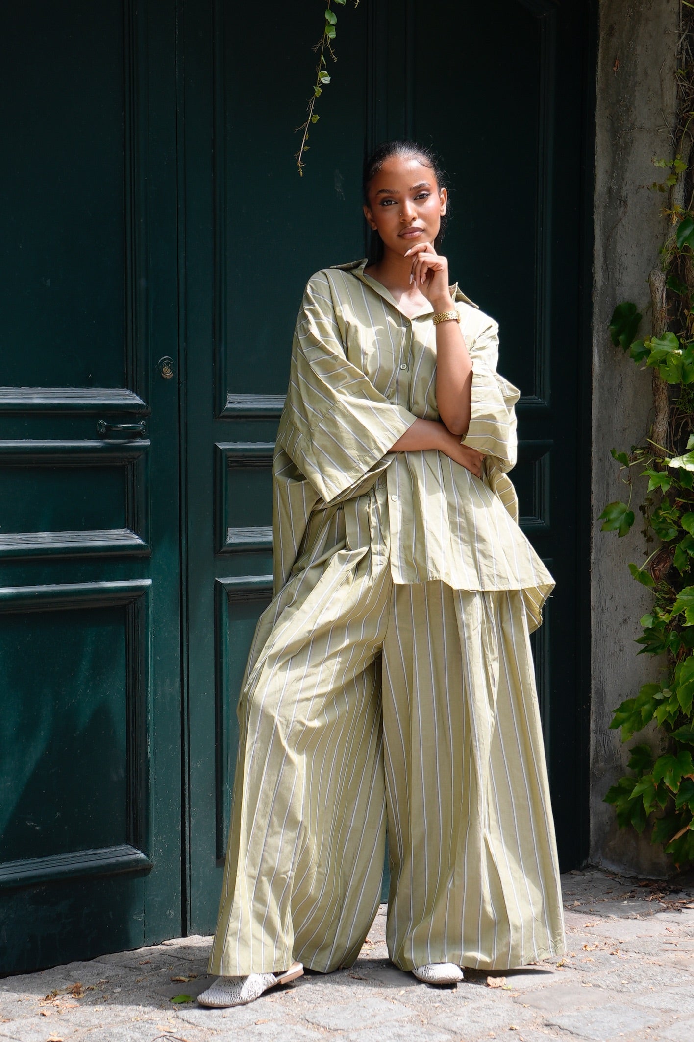 Ensemble oversize vert