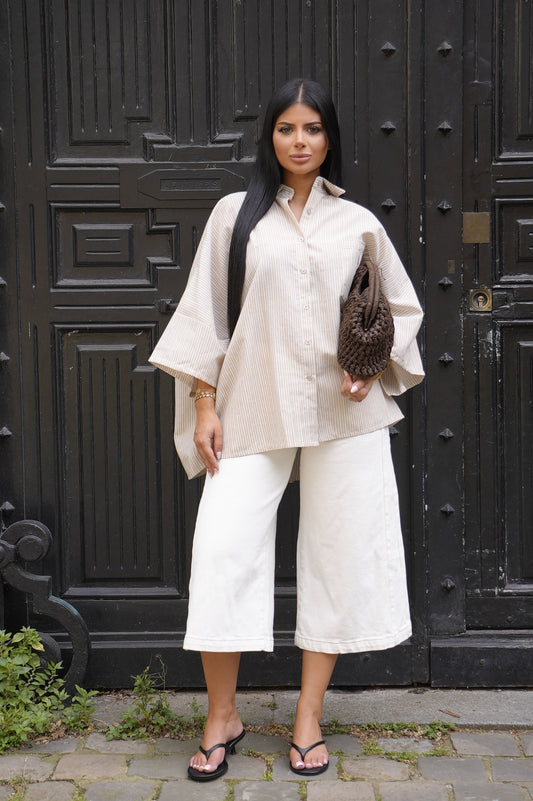 Chemise oversize [ Beige]