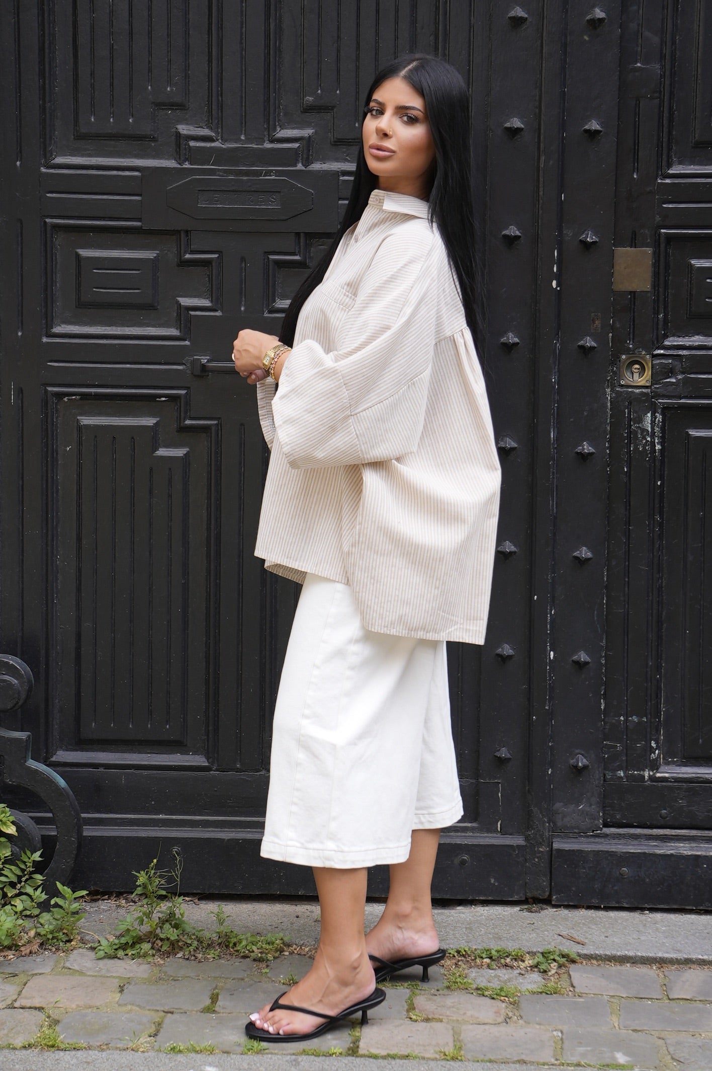 Chemise oversize [ Beige]