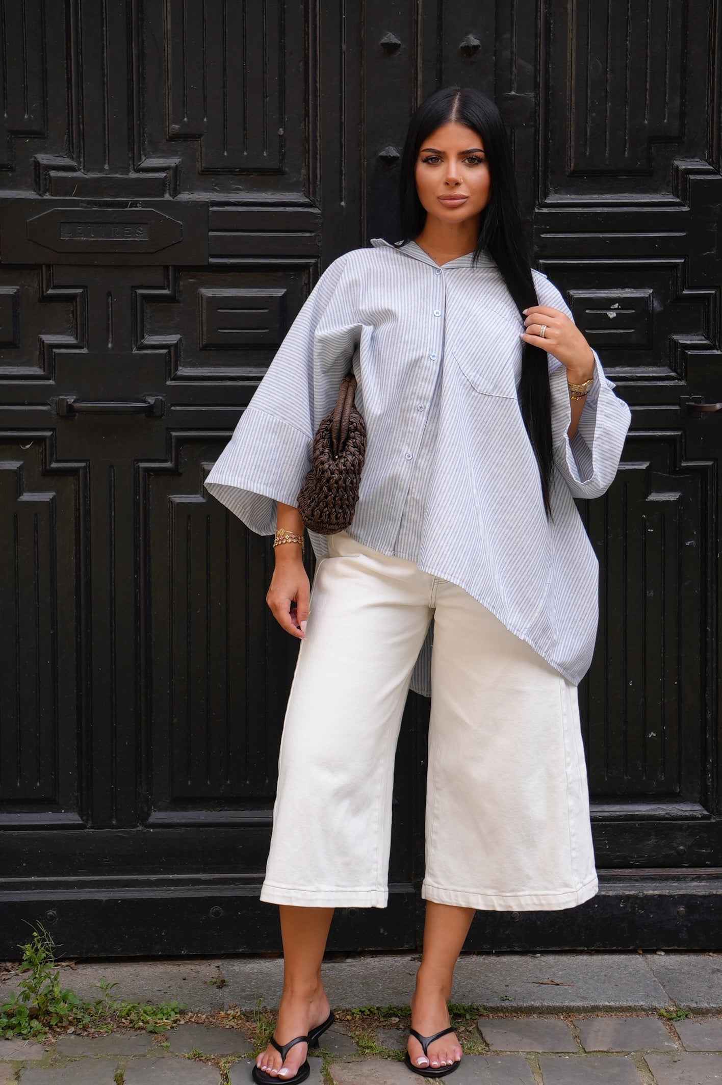 Chemise oversize [ Bleu]