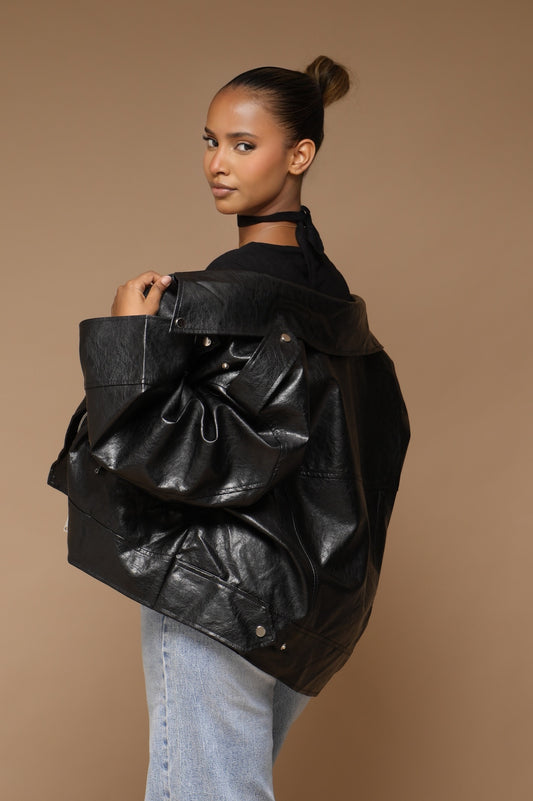 Blouson oversize [ Noir]