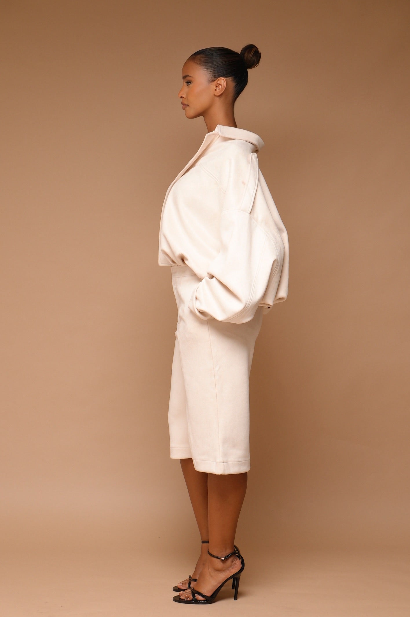 Bombers daim [ Beige]