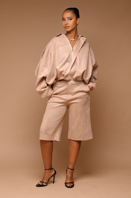 Bermuda daim [ Taupe]