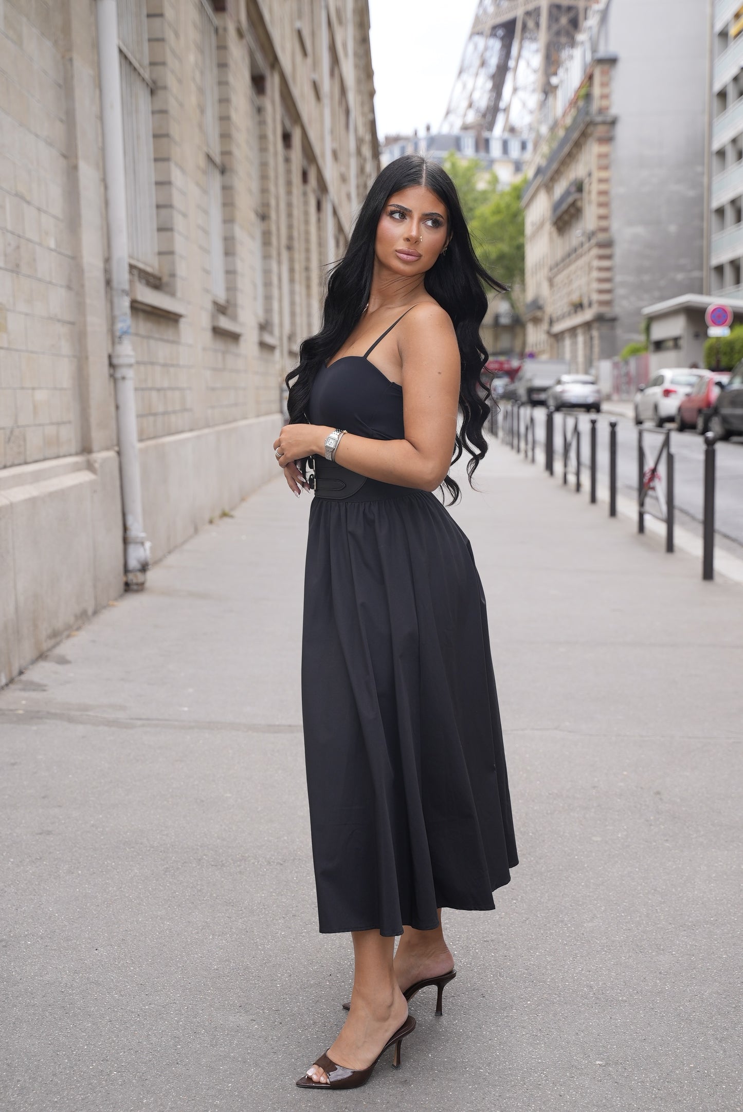 Jupe bouffante à ceinture